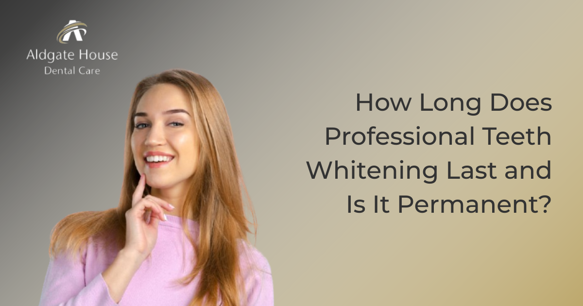 how long does professional teeth whitening last