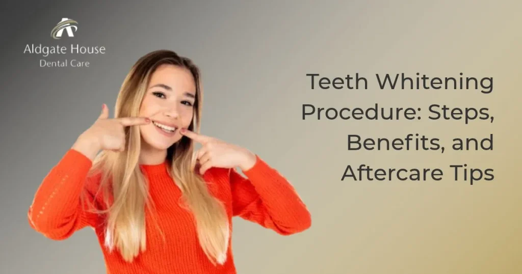 teeth whitening procedure